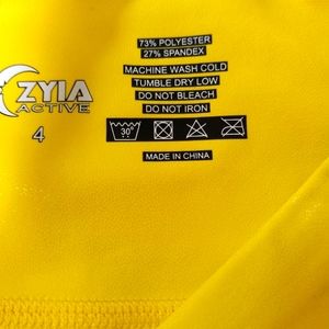 Zyia Activewear  hot yellow NEON!!